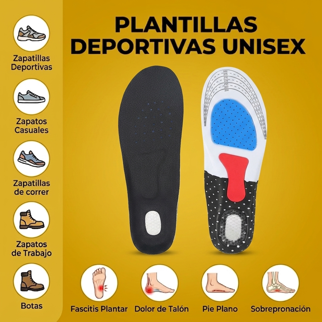 Plantillas ortopédicas con amortiguación: Confort Absoluto a Cada Paso.